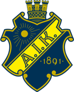 Значок хк АИК (Стокгольм Швеция)